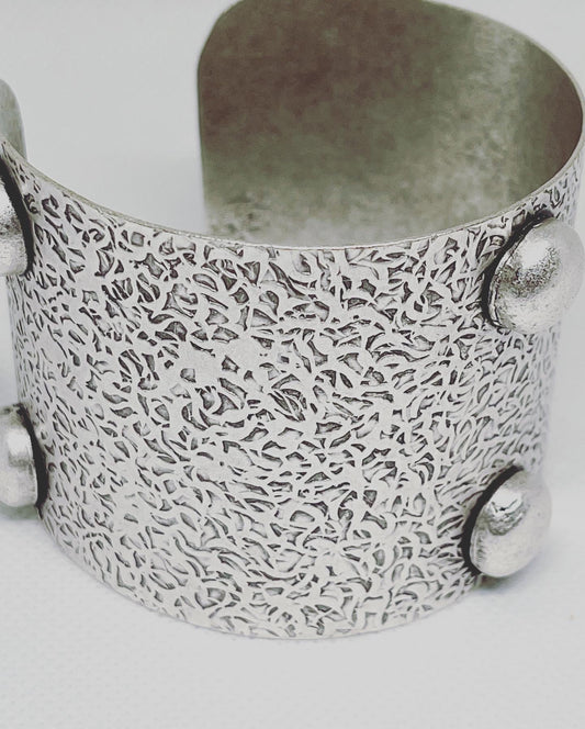 silver cuff Bracelet