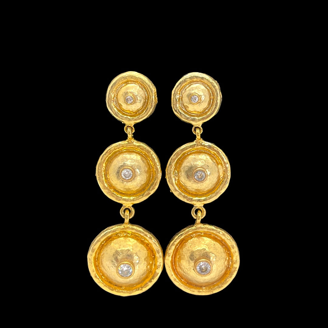 Golden Drop Earrings