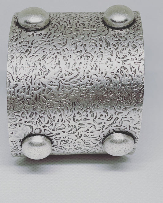 silver cuff Bracelet