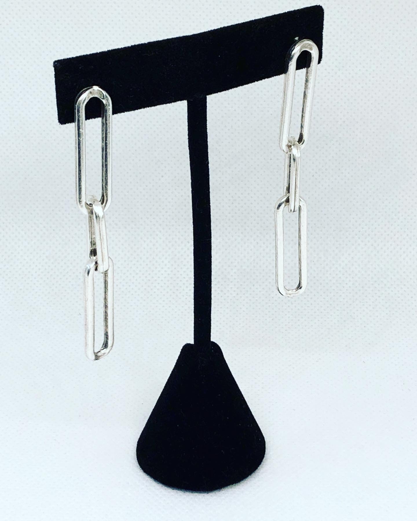 Chained earrings